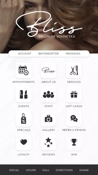 Capturas de tela do Bliss Salon of Winnetka