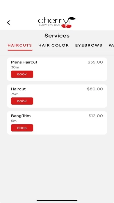 ภาพหน้าจอของ Cherry Blow Dry Bar