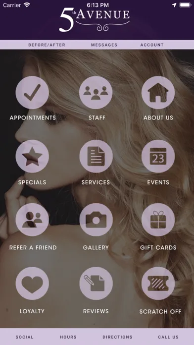 5th Avenue Salon スクリーンショット