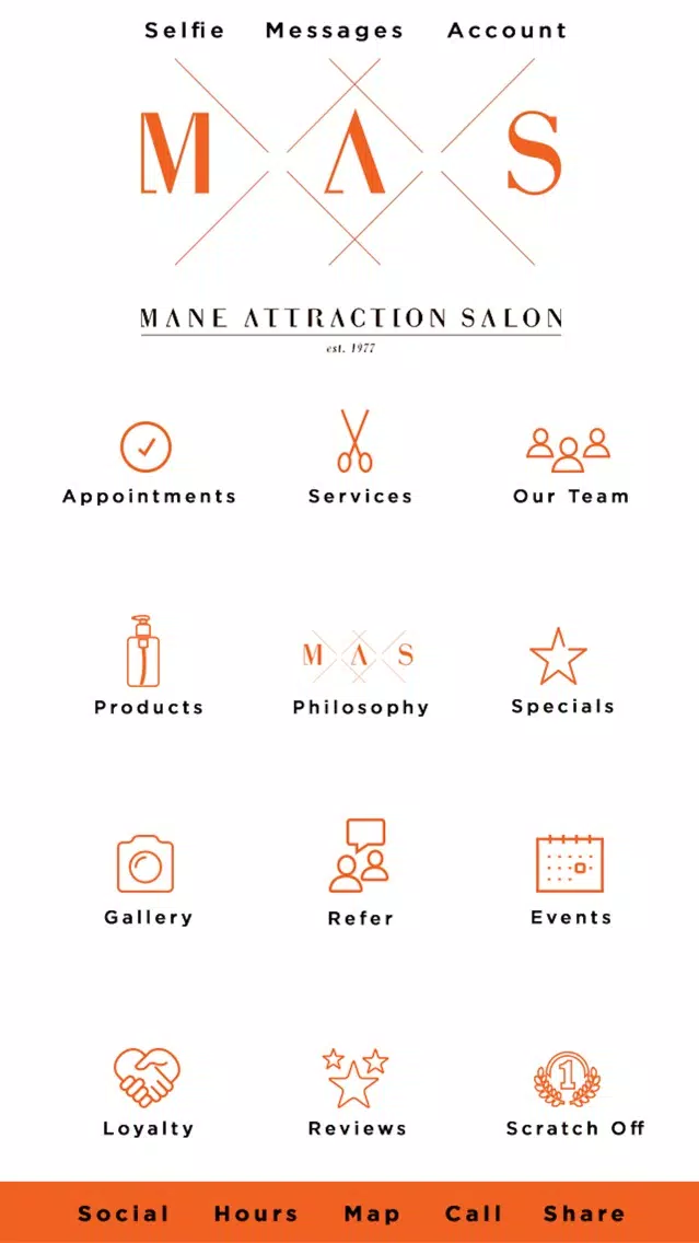 Tangkapan skrin Mane Attraction Salon
