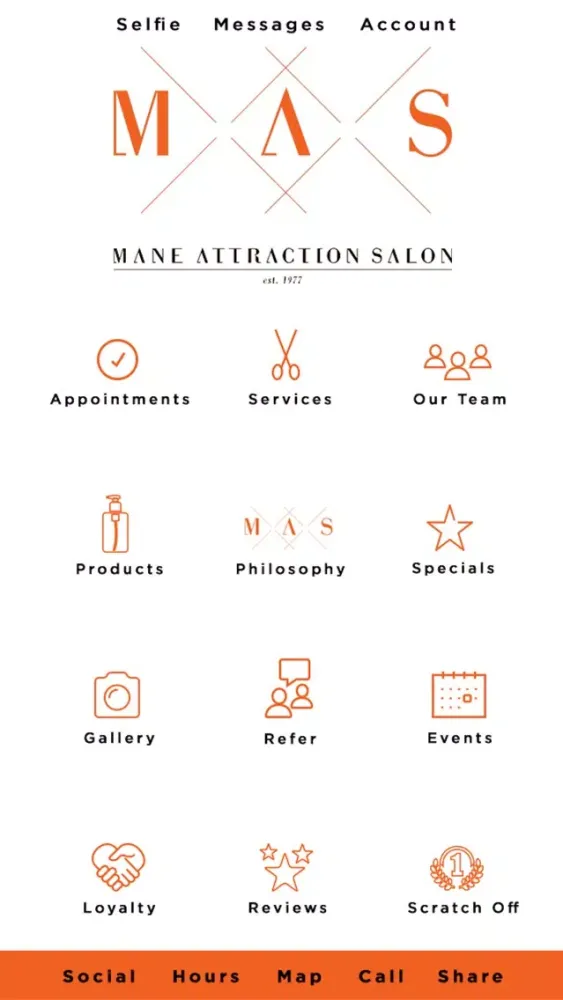 ภาพหน้าจอของ Mane Attraction Salon