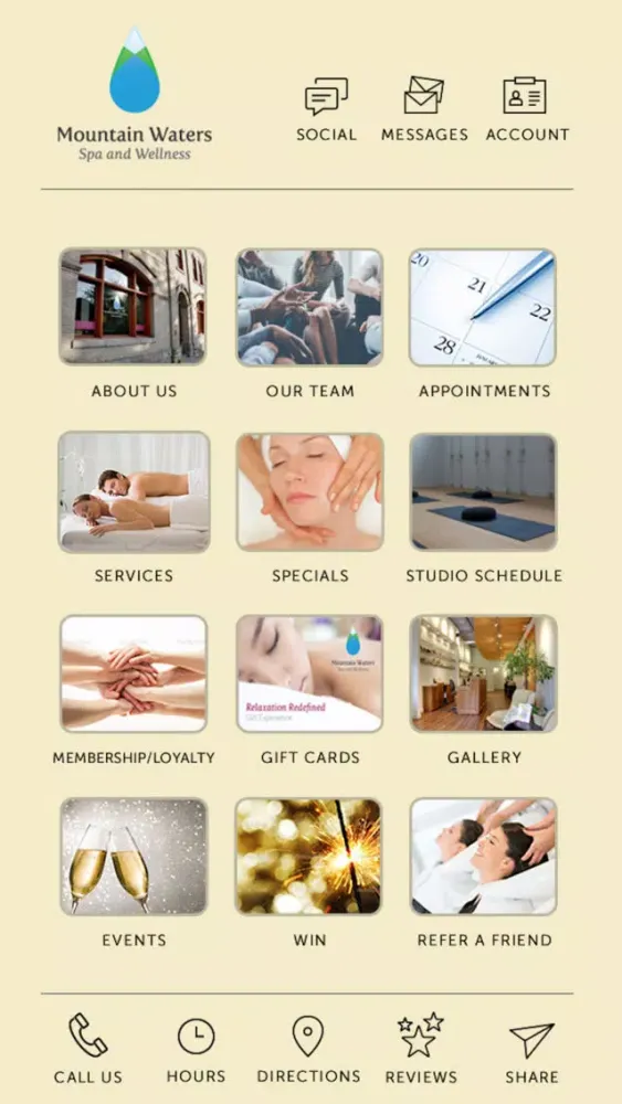 Tangkapan skrin Mountain Waters Spa & Wellness