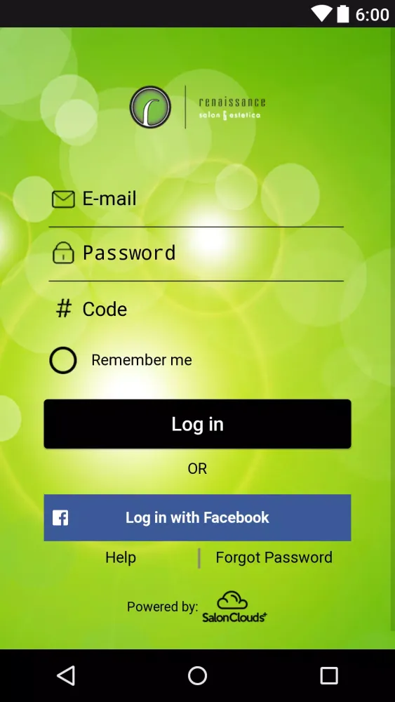 Renaissance Salon Team App Screenshots