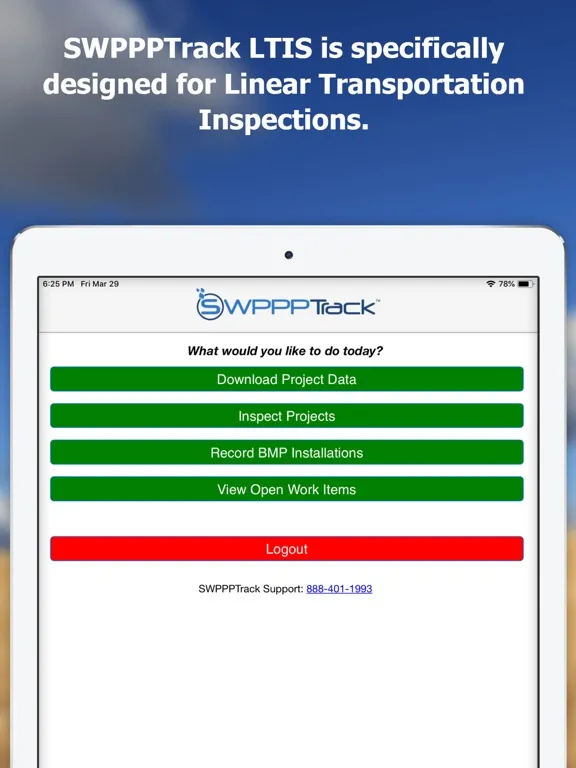 SWPPPTrack DOT iPad  Screenshots