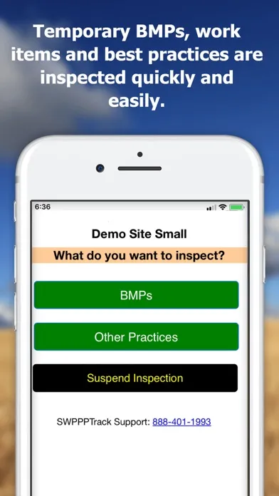 SWPPPTrack DOT Screenshots