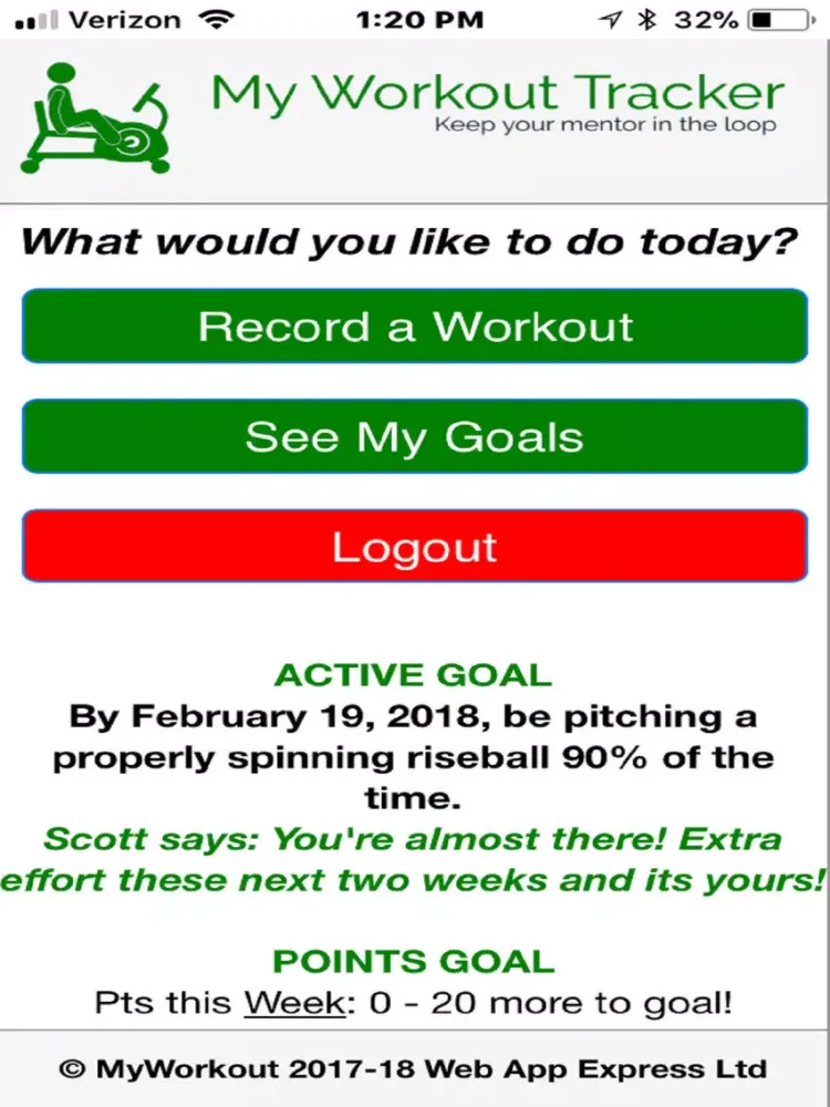 Screenshot di MyWorkoutMentor iPad 
