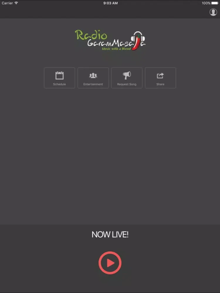 Radio GaramMasala iPad 应用截图