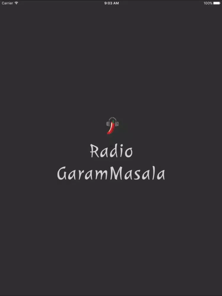 Radio GaramMasala iPad 应用截图