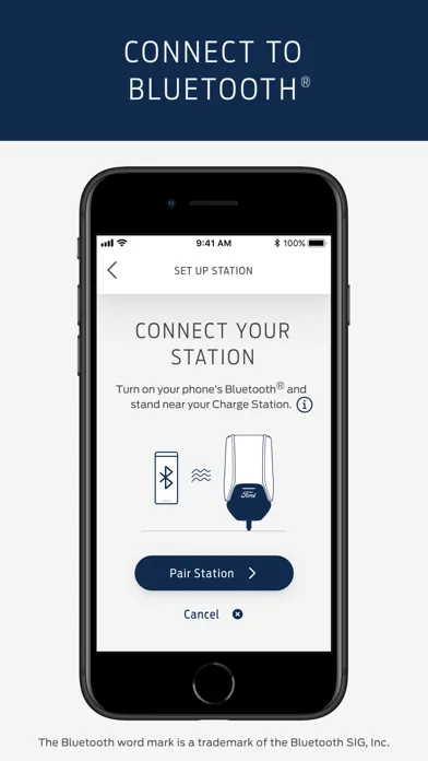Capturas de pantalla de Ford Charge Station Setup