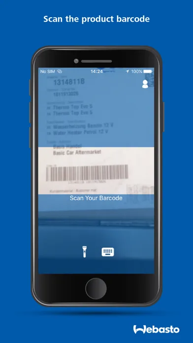 Captures d'écran de Webasto Service App