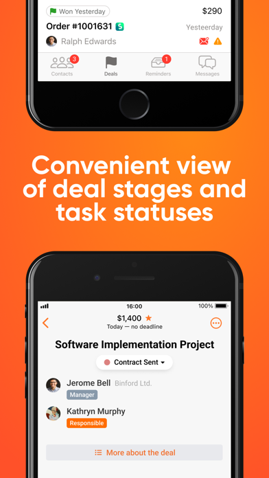Webasyst CRM Screenshots