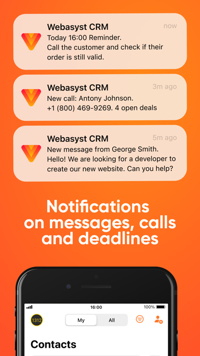 Webasyst CRM Screenshots