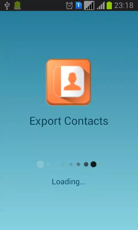 Screenshot di Export Contacts