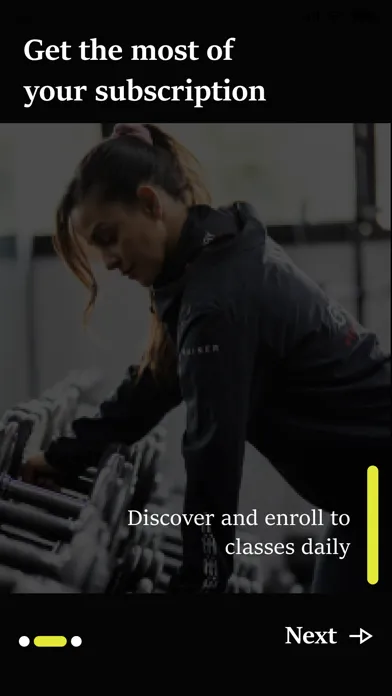 Screenshot di GymWay