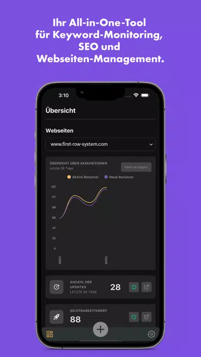 Screenshot di First Row System