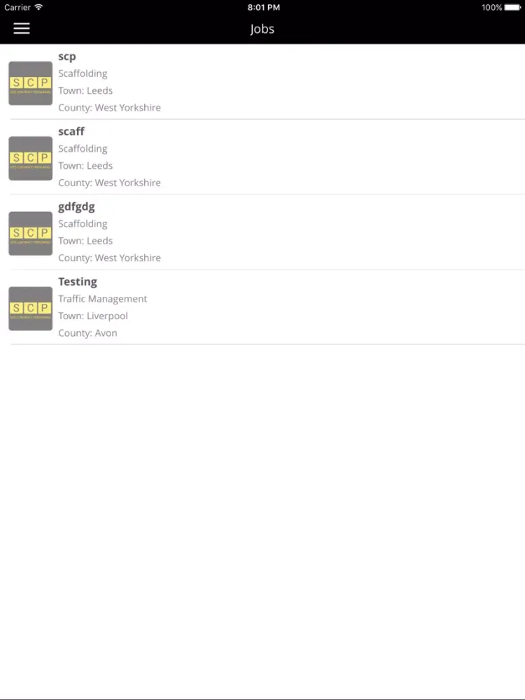 Site Contract Personnel iPad 应用截图