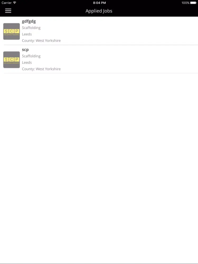 Site Contract Personnel iPad 应用截图