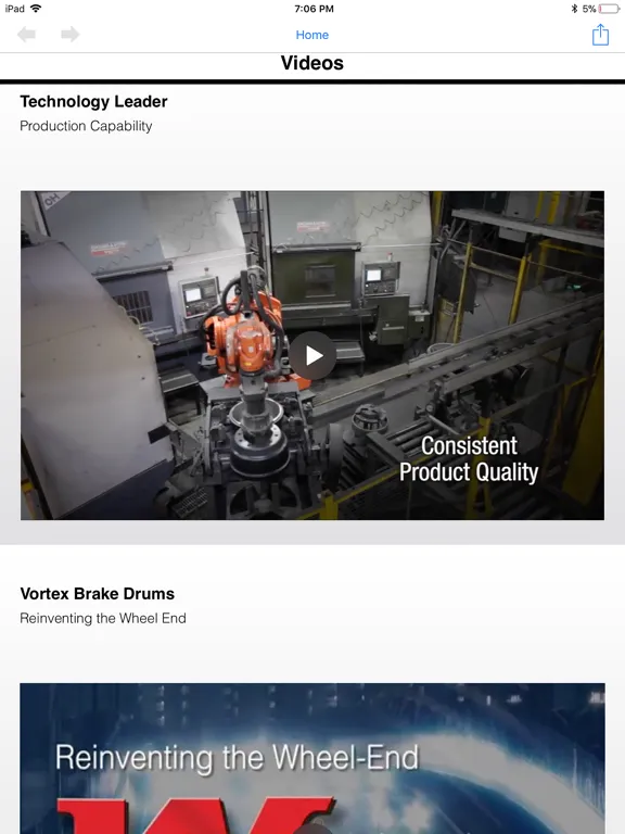 Capturas de pantalla de Webb Wheel Products iPad 