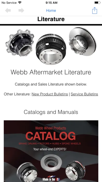 Capturas de pantalla de Webb Wheel Products
