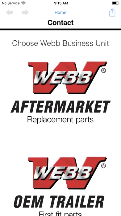 Capturas de pantalla de Webb Wheel Products