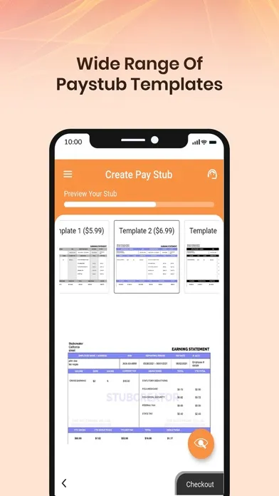Tangkapan skrin Stub Creator