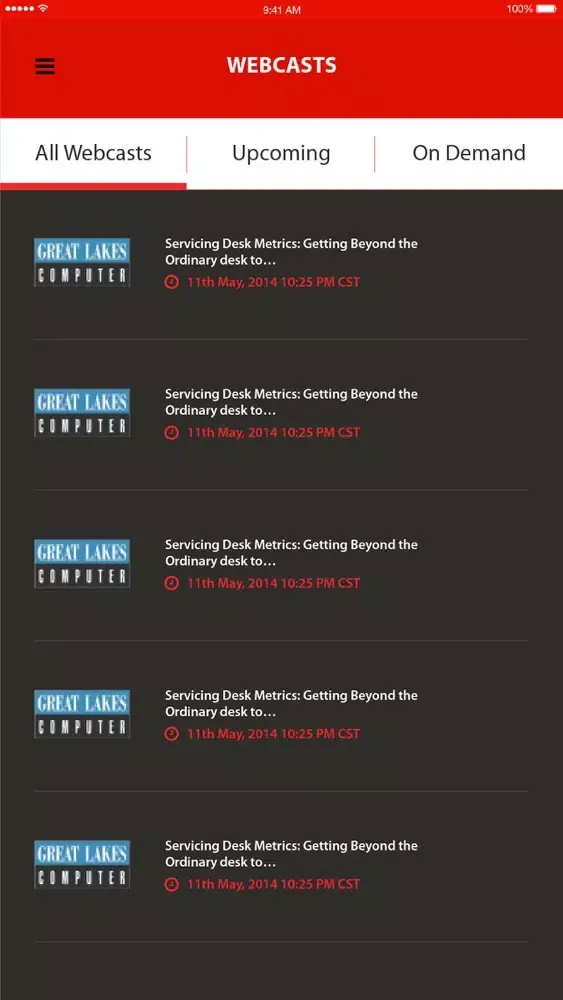 Скриншоты Webcasting Platform