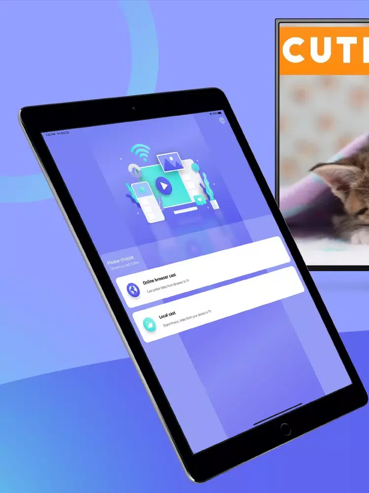 Web Cast Video | Browser to TV iPad 应用截图