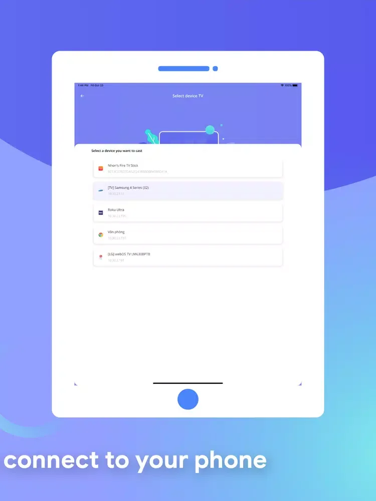 Web Cast Video | Browser to TV iPad 应用截图
