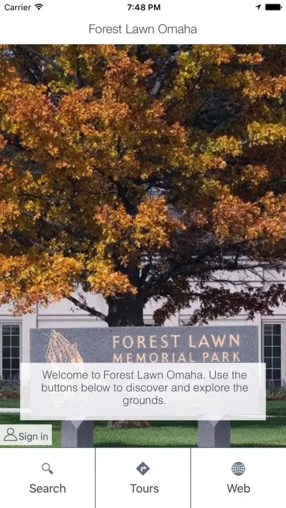 Tangkapan layar Forest Lawn Omaha