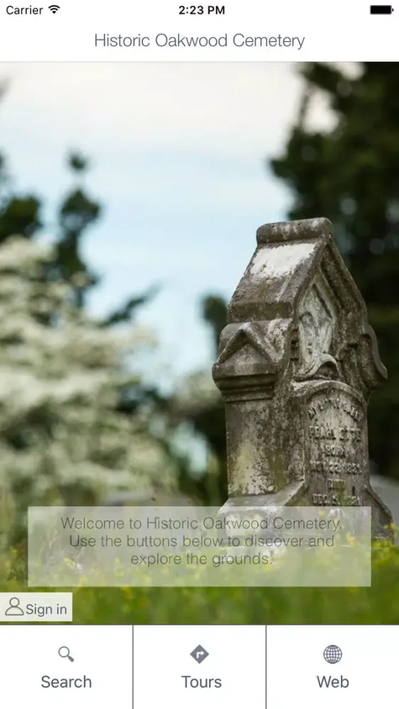 Captures d'écran de Historic Oakwood Cemetery