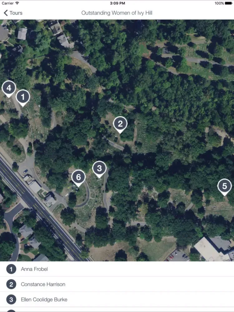 Ivy Hill Cemetery iPad  Screenshots