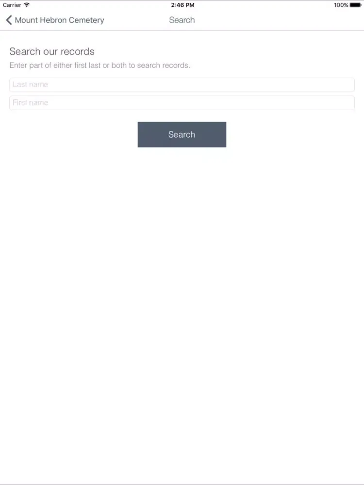 Mount Hebron iPad 应用截图