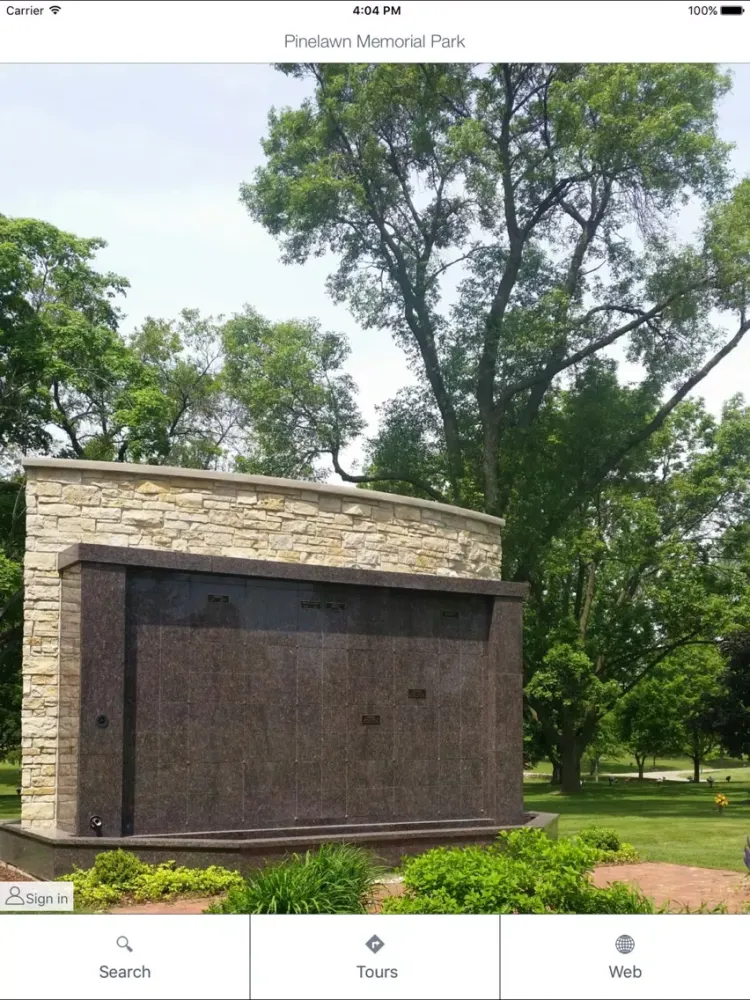 Pinelawn Memorial Park iPad  سکرین شاٹس