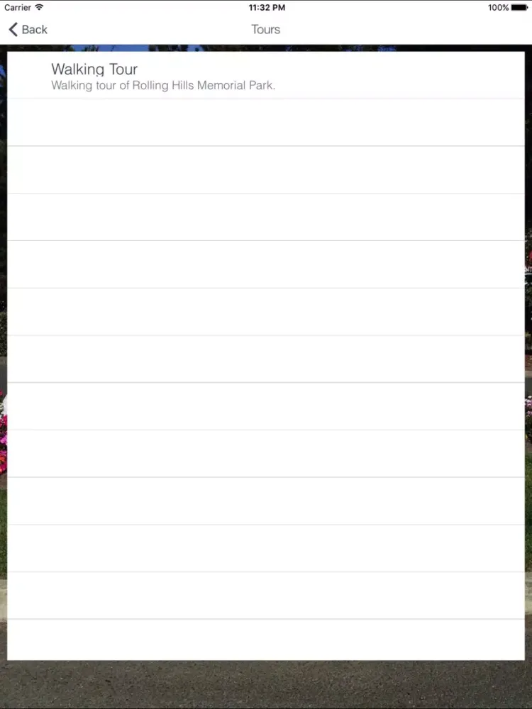 ภาพหน้าจอของ Rolling Hills Memorial Park iPad 