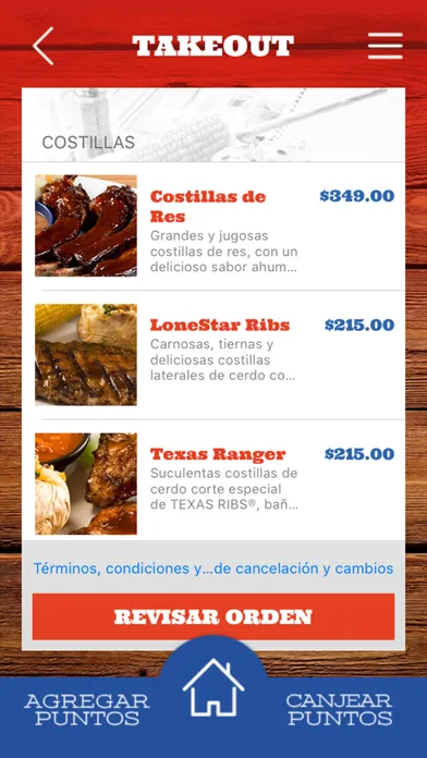 Capturas de tela do Texas Ribs LoneStarClub
