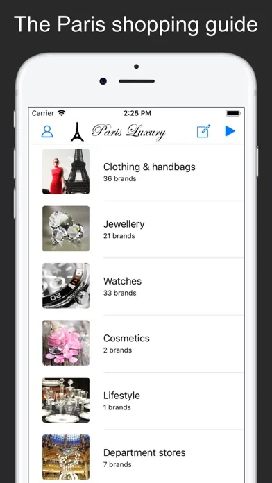 Paris Luxury - Shopping guide应用截图