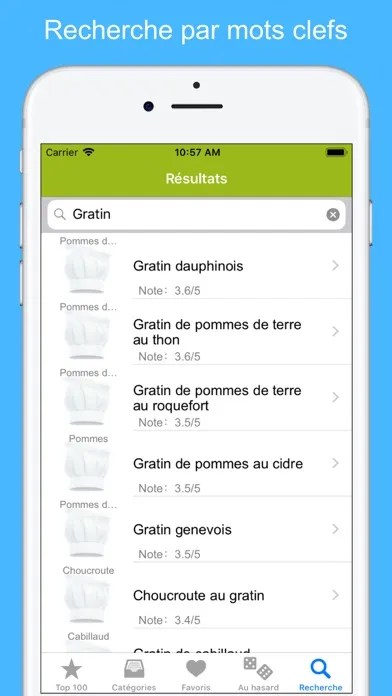 Recettes de cuisine (12000) Screenshots