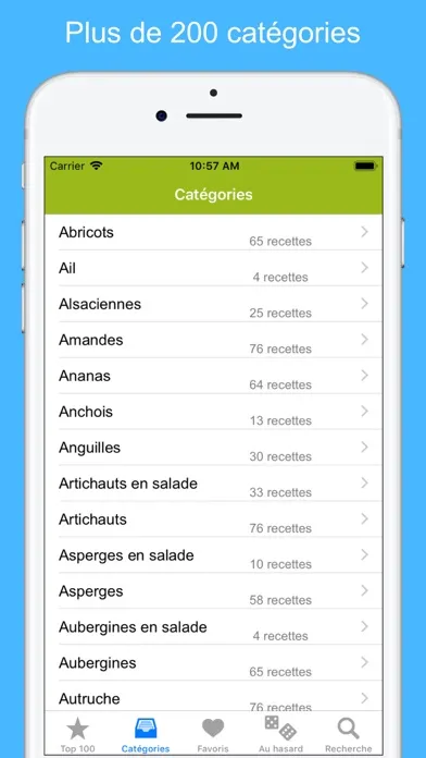 Recettes de cuisine (12000) Screenshots