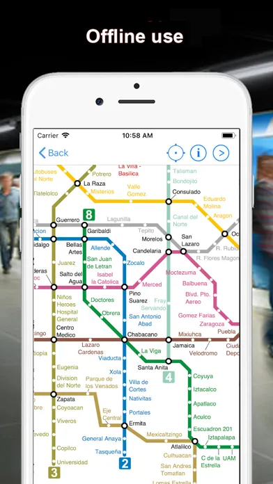 Ảnh chụp màn hình của Metro MX - Mexico y Monterrey