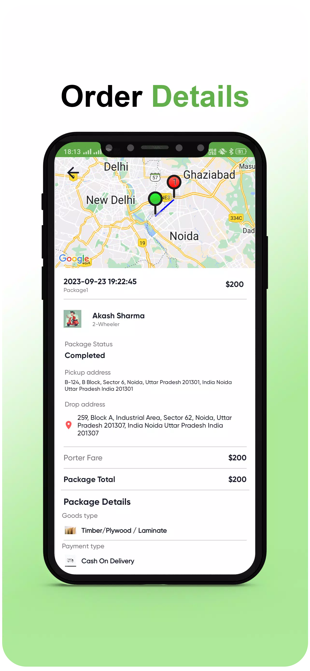 Green Moves-Parcel & Logistics Screenshots