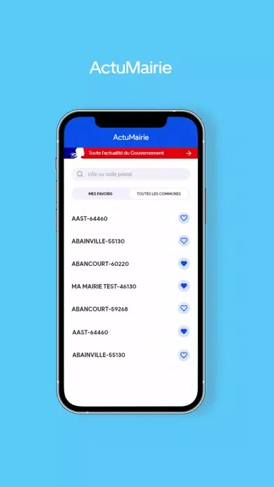 Ảnh chụp màn hình của ActuMairie
