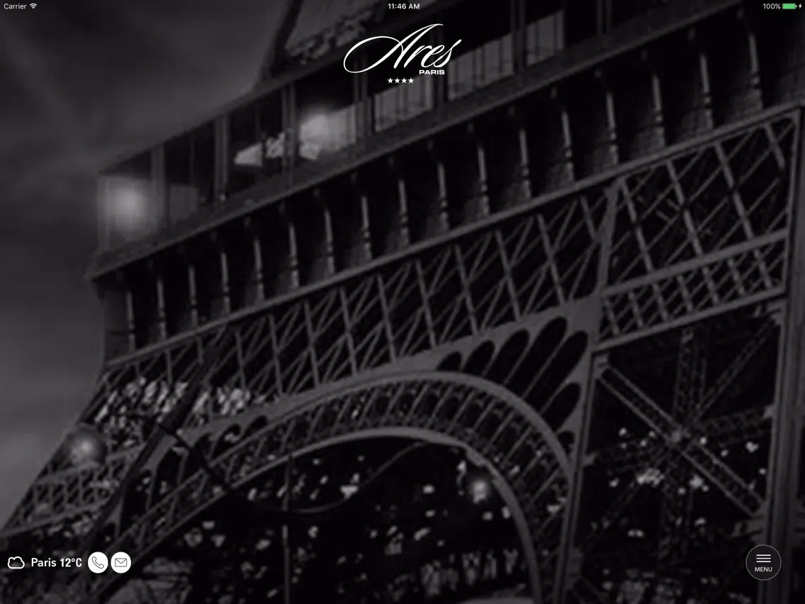 Hotel Ares Paris iPad  Screenshots