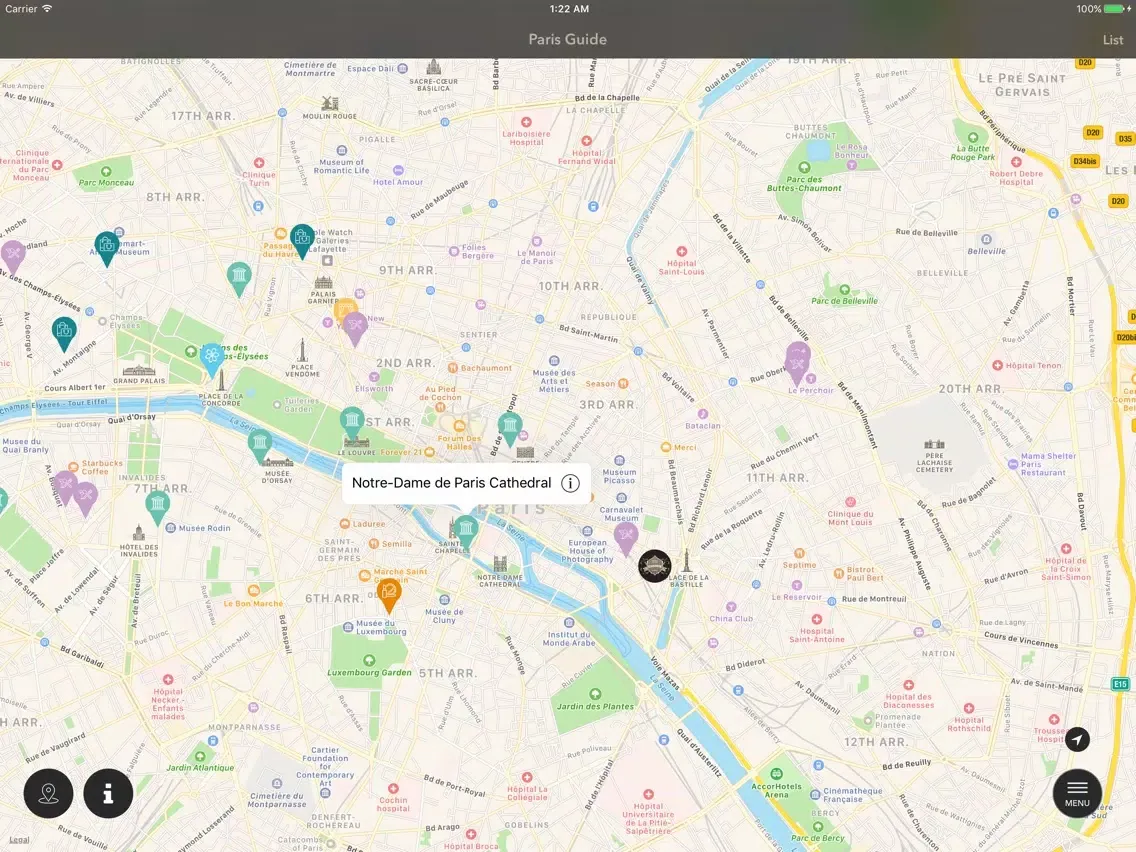 صور Castex Hotel Paris iPad 