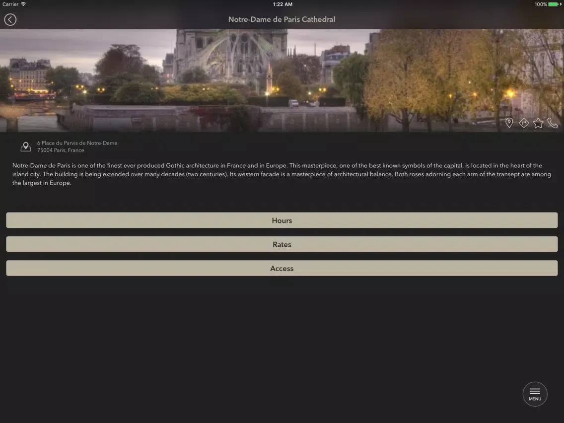 صور Castex Hotel Paris iPad 