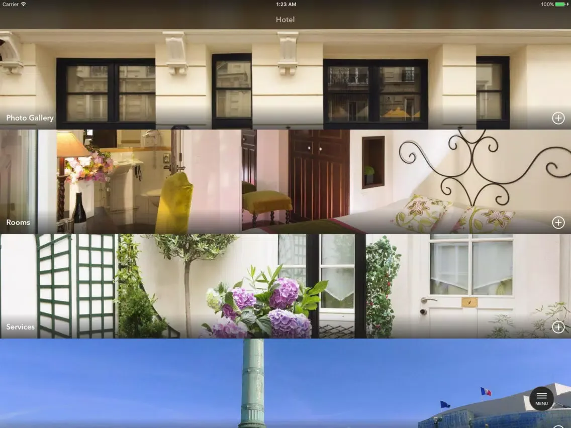صور Castex Hotel Paris iPad 