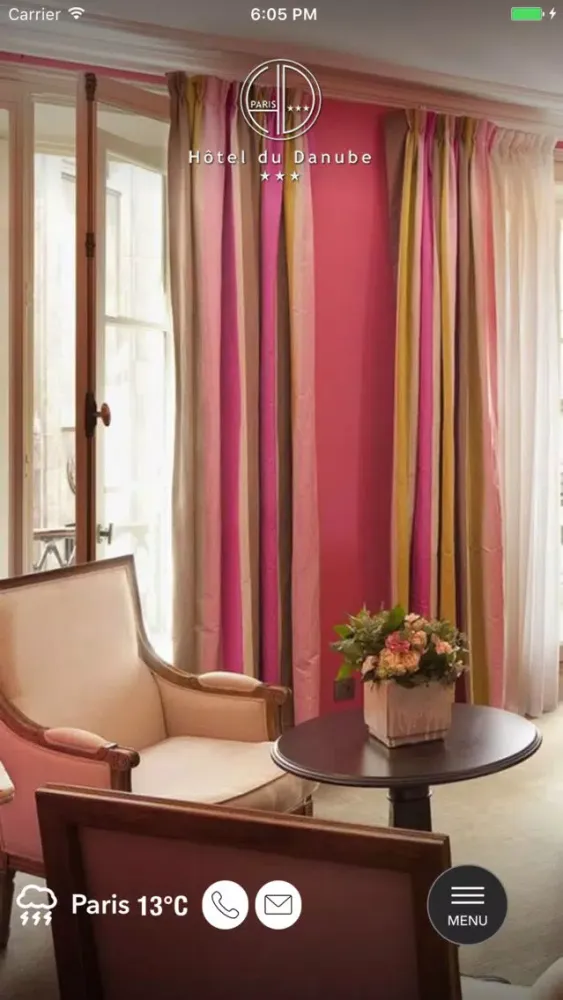 Zrzuty ekranu Hotel du Danube Paris
