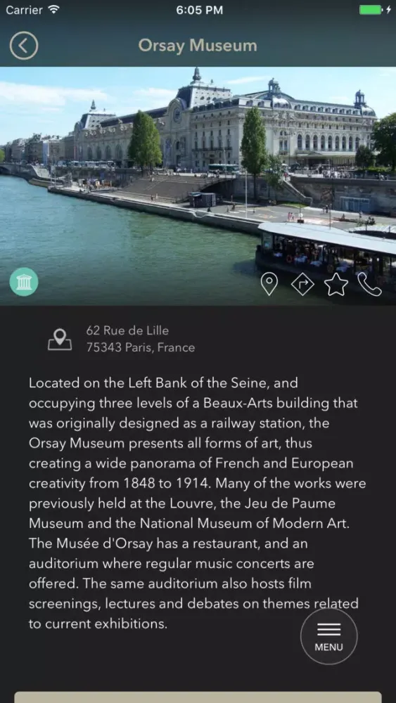 Zrzuty ekranu Hotel du Danube Paris
