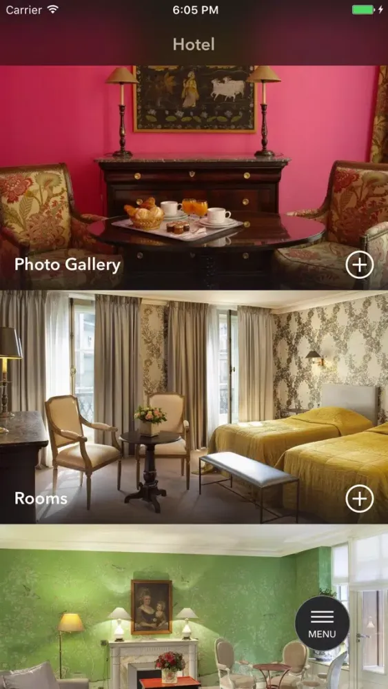 Zrzuty ekranu Hotel du Danube Paris