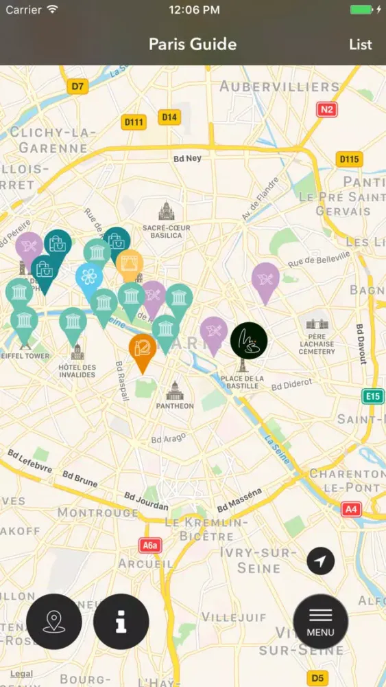 Hotel Marais Bastille Paris Ekran Görüntüleri
