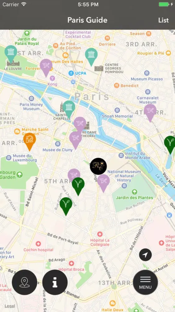 Ảnh chụp màn hình của Hotel Royal Cardinal Paris
